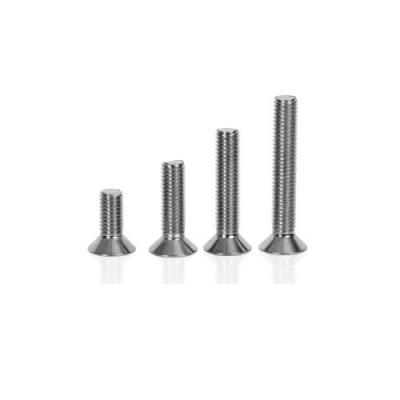 10.9 grade nickel-plated flat cup screw